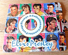 Série de 9 timbres Elvis Presley - Pochette d'origine complète - Commémoration -