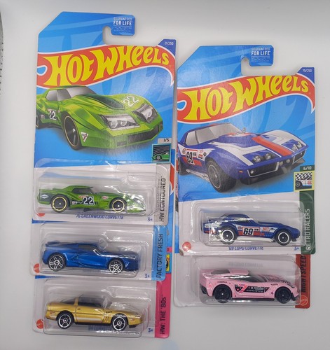 Hot wheels corvette lot - hot,