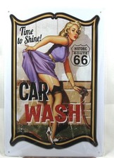 CAR WASH USA ROUTE 66  PIN UP