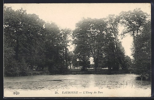 Cpa eaubonne étang - cpa, eaubonne,