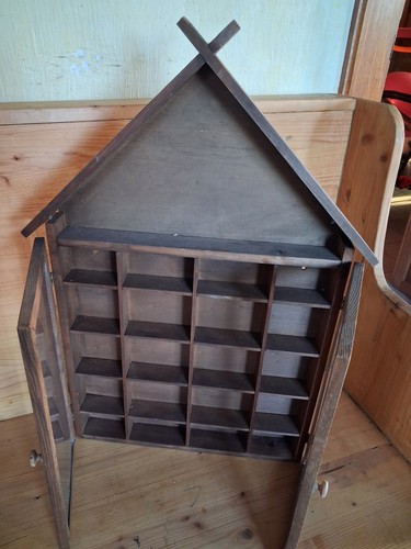 Armoire murale bois verre - armoire, bois/verre