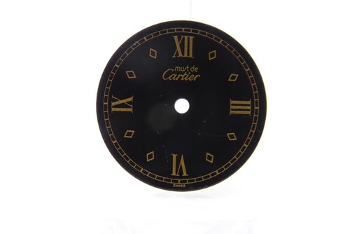 Cadran noir vintage cartier - cadran,
