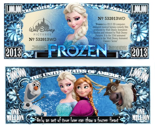 Reine des neiges billet - des,