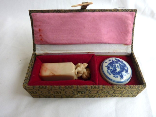 Coffret chine sceau à - chine.,