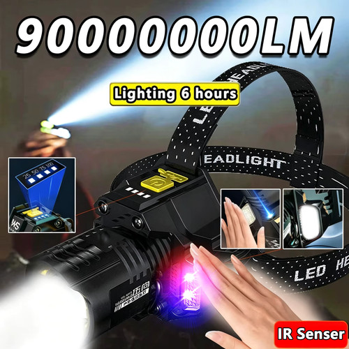 Lampe frontale led cob zoom - lampe,