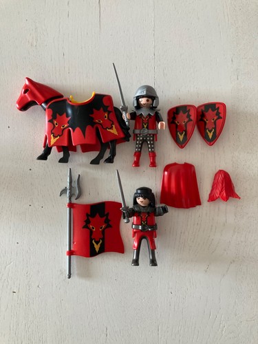 Lot playmobil chevaliers - lot,