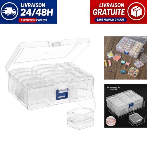 Boîte rangement plastique - , 15