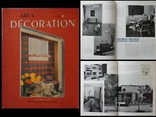 ART ET DECORATION n°25 1951 GALERIE MAI, PERRIAND, JEANNERET, LURCAT, PINSARD