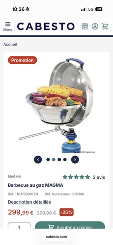 Barbecue gaz magma - gaz,