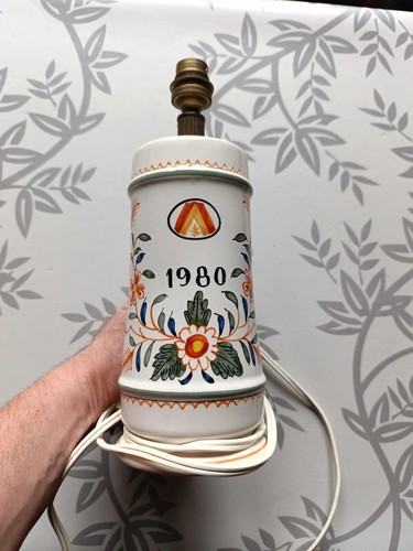 Pied lampe forme verre - lampe,