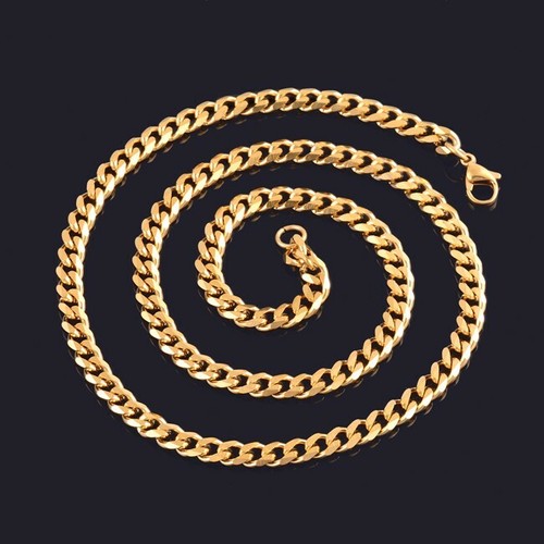 Collier chaine cubaine - collier,