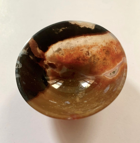 Petite coupe agate polie - agate,