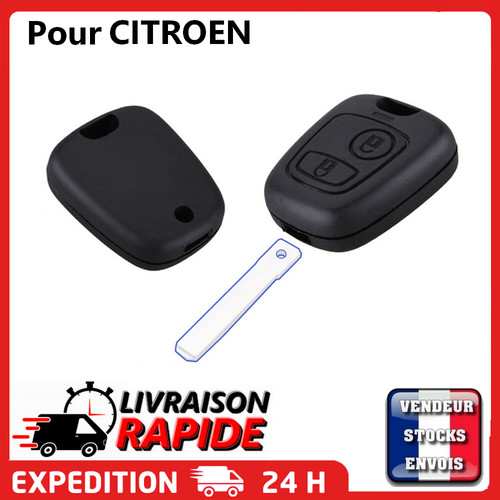 Coque clé plip pour citroen - coque,