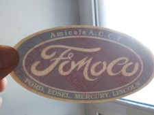 Autocollant FOMOCO - AMICALE ACCF - FORD, EDSEL, MERCURY, LINCOLN