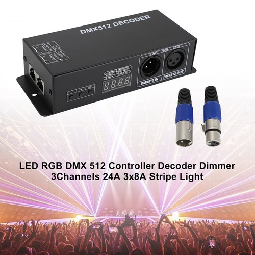 Rgb dmx 512 contrôleur - dmx,