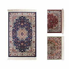 Classic Oriental Persian Carpet Fringe Gold Blue Furniture Bordeaux Green 