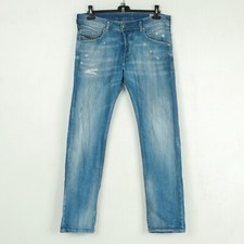 Diesel Belther Hommes W33 L32 Standard Slim Coupe Fuseau Jean Jeans Pantalon