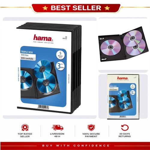 Hama boîtier pour dvd cd - boîtier,