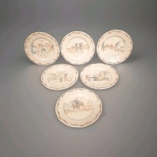 Lot 6 Assiettes Sarreguemines