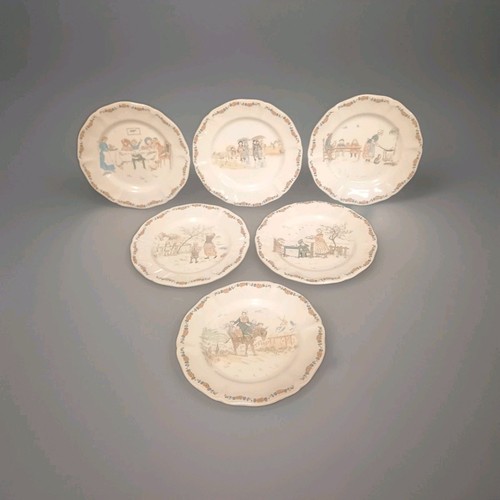 Lot assiettes sarreguemines - 6,