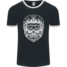 Casque De VTT De Descente DH MTB T-Shirt Ringer Pour Hommes FotL