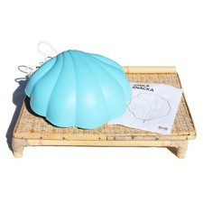 IKEA SMILA SNACKA blue shell lamp / sconce