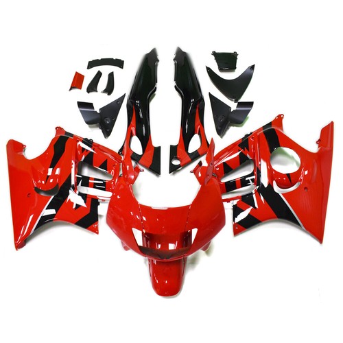 Abs red black fairing kit - black,