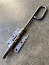 Verrou bas ancien en  fer 29,3