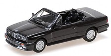 MINICHAMPS, BMW M3 E30 Cabriolet 1988 Noir métallique, échelle 1/87, MNC87002...