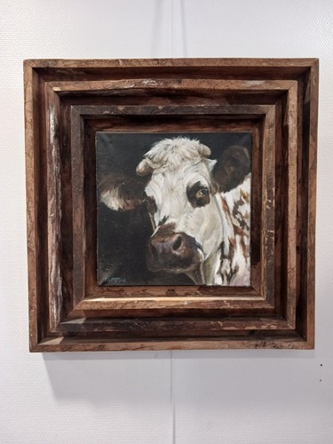 Tableau ancien huile sur toile - tableau,