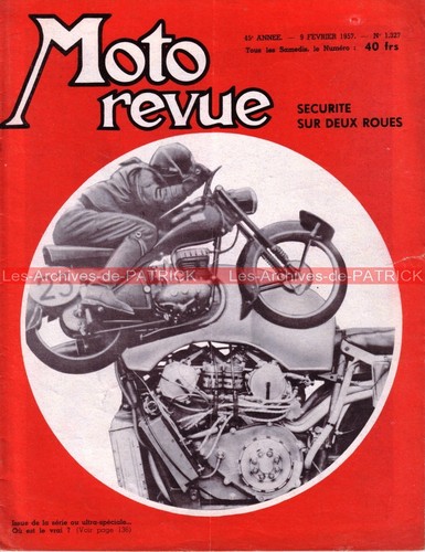 Moto revue 1327 ariel 500 - moto, twin