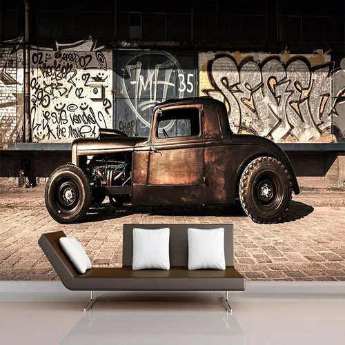 Papier peint voiture - papier, 3d