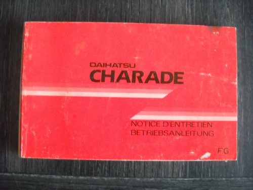 Notice entretien daihatsu - notice,