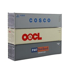 3pcs Échelle HO 1:87Conteneur