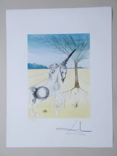 Lithographie salvador dali - salvador,