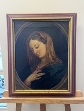 Virgin Oil On Canvas 18th