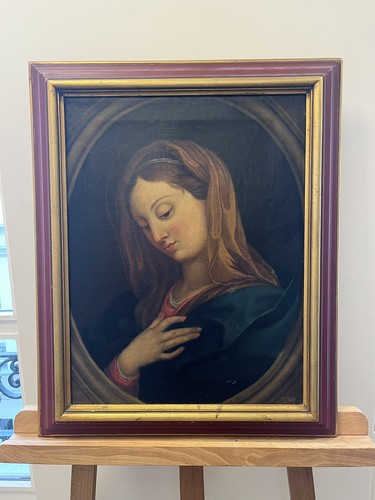 Vierge huile sur toile xviiie - vierge,