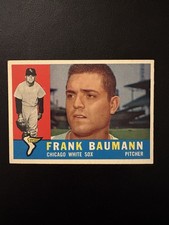 1960 TOPPS SET BREAK #306 FRANK BAUMANN! SHARP EXMT!