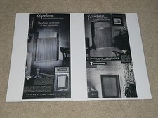 Paul Klipsch Klipschorn 1957 Ads, 2 pages, Shorthorn, Rare Info, Articles