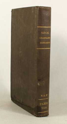 Judaïca sarchi grammaire - sarchi,