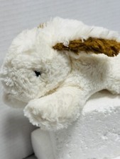 Nicotoy Bunny White Rabbit Simba Plush Floppy Lying Pose VTG Easter 10”