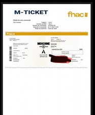 4 places fosse concert indochine 20 juin