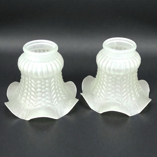 Lot tulipes anciennes verre - lot,