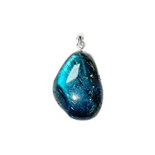 Pendentif Argent 925 - Labradorite pierre roulée