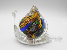 GORGEOUS SULPHIDE PAPERWEIGHT BALL PRESS PAPERS CRYSTAL SNAIL