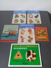 LOT VINTAGE DECALCOMANIES