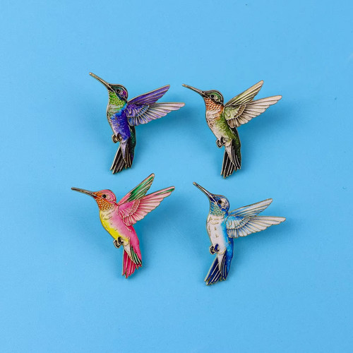 Lot broches colibri - lot, 4