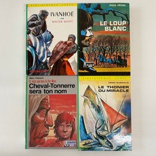 Lot 4 Livres Bibliothèque