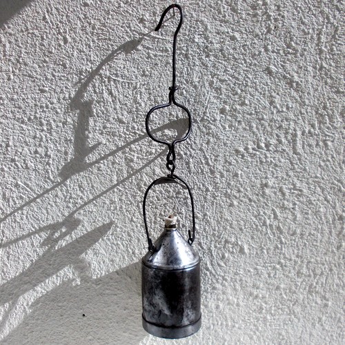 Ancienne lampe huile - huile, mineur