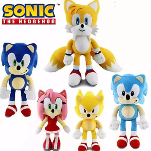 Peluche sonic 30cm shadow - sonic,